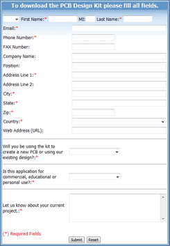 FreeSDK form